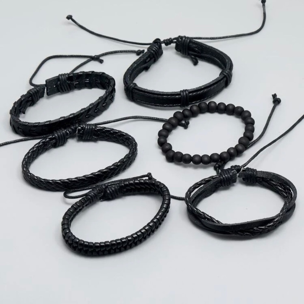 6pcs Men Minimalist Bracelet - Picture 5 of 6